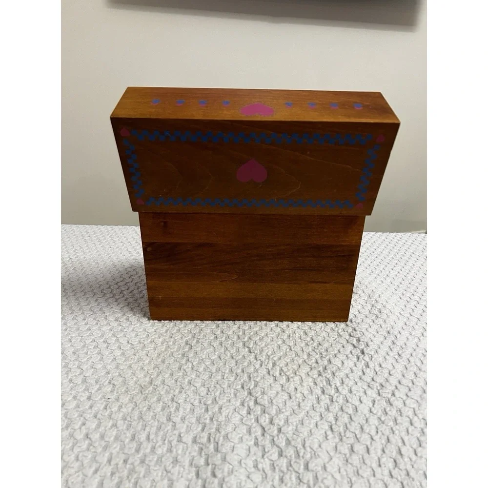American Greetings Country Home Card Organizer Coutagecore Primitive Vtg